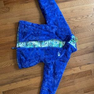 Girls North Face Reversible Coat, Size M